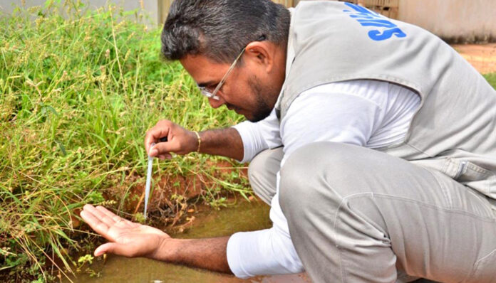 Momento requer cuidados diários nas residências para evitar água parada o que contribui para proliferação do mosquito Aedes aegypti - (Foto: Nielcem Fernandes/Governo do Tocantins)