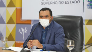 O Governador externou também que o Estado deve estar preparado caso haja uma nova onda que implique em uma estrutura hospitalar mais robusta - Foto: Esequias Araújo/Governo do Tocantins