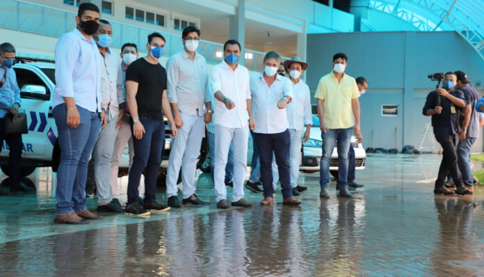 Em visita às obras do Hospital Geral de Gurupi, governador Wanderlei Barbosa, determina que secretários acompanhei a execução de perto objetivando a qualidade da obra