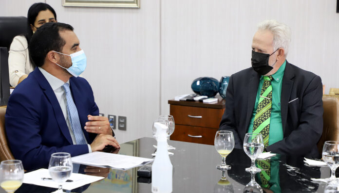 Governador Wanderlei Barbosa realizou visita de cortesia ao presidente do TJ, desembargador João Rigo Guimarães